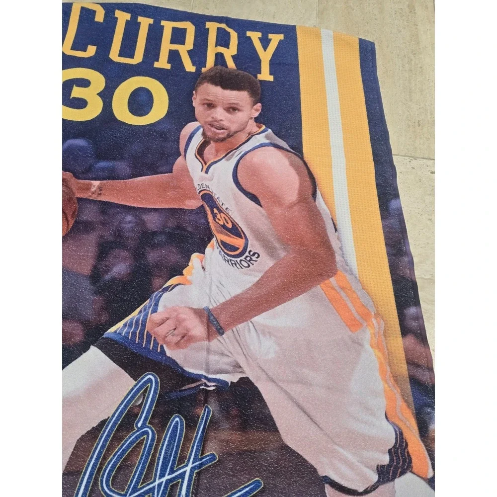 Stephen Curry #30 Golden State Warriors 30x60 NBA Bath Pool Beach Towel